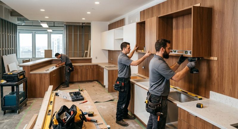 Wood Cabinet Installation in Dayton, OH